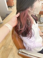 ネオリーブアイム 横浜西口店(Neolive aim)&nbsp;カシスピンク インナーカラー【横浜】