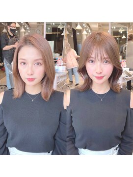 ミラリー トウキョウ(Mirareee Tokyo) 20代30代40代◎エギョモリ２wayバング小顔矯正立体カット