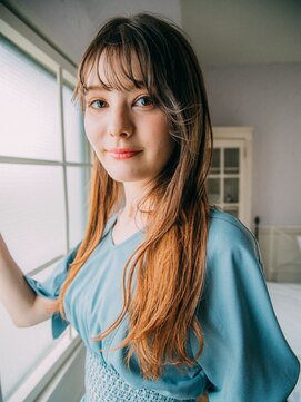 ディンプル 越谷駅前(DiMPlE) ニュアンスロング　越谷駅前美容室　越谷美容室