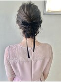 * arrange hair * ×  ベロアリボン