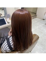 フレーム へアアンドトリートメント 天王寺北口店(FRAME) 艶髪×ほんのりオレンジブラウンカラー