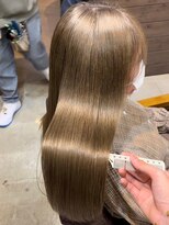 ラ メール ヘア デザイン(La mer HAIR DESIGN)&nbsp;艶カラー/ミルクティーベージュ