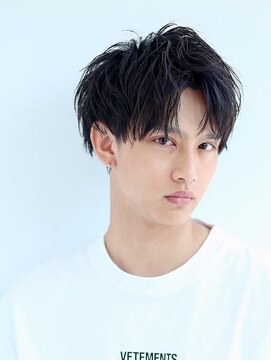 ザ サードヘアー 津田沼 annex(THE 3rd HAIR) コンマヘア　センター分けマッシュ［津田沼駅/メンズ/学割U24］