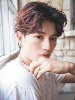 カライングドゥ(ing deux)&nbsp;スーツ短髪ツーブロック束感モテる黒髪シークレットパーマ流行