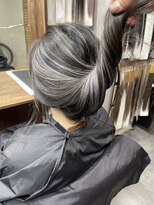 ラフ(LAFF) #バレイヤージュ#グレージュカラー#ボブウルフ#ココアベージュ