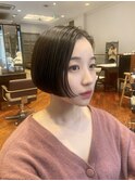 ボブ/ミニボブ/韓国ボブ/切りっぱなしボブ/梅田