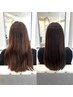 ツヤ感持続の予防美髪コース☆髪質改善純度100%トリートメント＋カラー