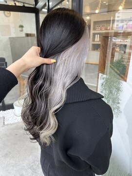 ワク(waku) インナーカラー/シルバー