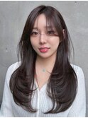 髪質改善 艶髪 愛され 韓国風 前髪カット 小顔　梅田