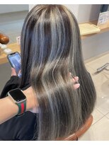 ヘアーデザイン イーエックスターバン(Hair Design ex Turban)&nbsp;グレージュハイライトカラー