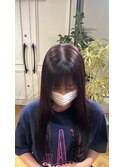 ツヤツヤボルドーカラー