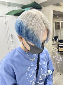 オーオシカシカスペース(OOO YY Space) エンドカラー/ハンサムショート/グラデーションカラー