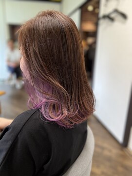 アトリエレモン(atelier LEMON) パープル系インナーカラー