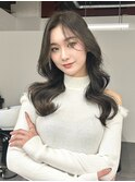 レイヤーカット×オリーブアッシュ