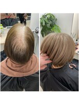 ジービージー(GBG)&nbsp;ショートボブ40代50代グレイカラー白髪染め白髪ぼかし