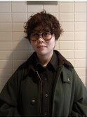 レディースのショートパーマ