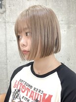 サクラ オモテサンドウ(SAKURA)&nbsp;切りっぱなしボブ　前下がり　髪質改善カラー　表参道