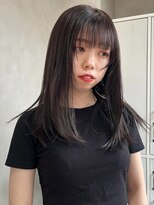 イルウィ(irwi)&nbsp;【miku/髪質改善】ブリーチなし透明感カラー/トリートメント