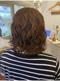 スタイリング簡単ゆるふわボブパーマ世田谷梅ヶ丘