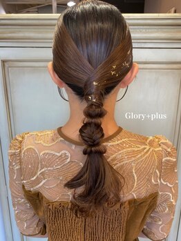 グローリープラス(Glory+plus)の写真/結婚式/お祭り/フェス等/可愛くしてお出かけしたい！プロのヘアセットで思い出に残る一日を華やかに演出◎