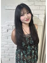 レーヴバイキートス(REVE by kiitos) 【REVE】ザクザクレイヤー/韓国風/ロングレイヤー/ワンカール