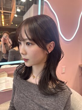 ウィクシーミミ 栄矢場町店(wixy mimi) ブラウングレージュ