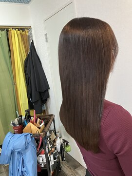 美容室ひろ ヴィラロドラカラー＋髪質改善トリートメント＋wケアTR