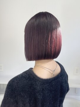 シュク 高円寺(SYUK) ボブ/ピンク/髪質改善/ブラウン/ブリーチ無し【SYUK】kanna