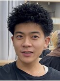 テーパースパイキーパーマ
