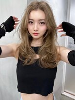 サイン 表参道(SIGN)&nbsp;ハッシュカット顔周りミディアムレイヤーカット表参道髪質改善♪