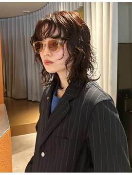 ノラギンザユー(NORA GINZA/U) レイヤーパーマレイヤーカット顔周りレイヤーくせ毛パーマ