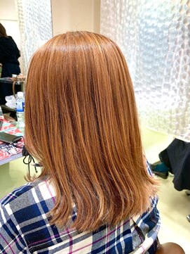 アズール 草加(azule) ハイライト×オレンジ