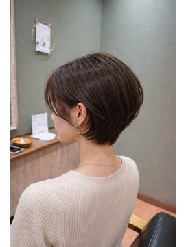 ヘアーディープ(hair deep) ハンサムショート×ブリックブラウン