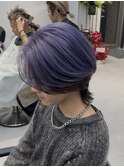 ホワイトパープルアウターカラー