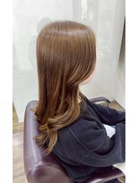 イタクラ 赤道店 (ITAKURA)&nbsp;ブリーチなしダブルカラー/ロングヘア/巻き髪