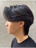 メンズセンターパート/ニュアンスパーマ/フェザーパーマ