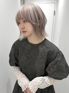 リヴ オオサカ(LIV OSAKA) レイヤーカット/グレージュ/ダブルカラー/ミルクティーベージュ