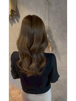 パーミル ヘア クマモト(permille ‰ hair Kumamoto)&nbsp;グレージュ×巻き髪