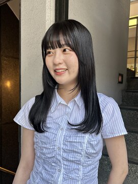 テテ ニコ(tete nico) 黒髪ロング地毛風透明感カラー