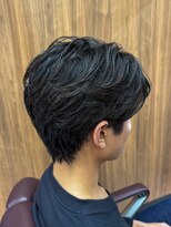 トラスト ザ バーバー 東京駅日本橋店(TRUST the Barber)&nbsp;センターパート/ニュアンスパーマ/フェザーパーマ