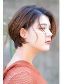 【roijir 表参道 山岸】小顔　暖色系カラー　くびれショート
