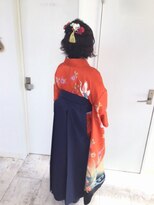 ヘアーメイク S&I 袴/ハーフアップ