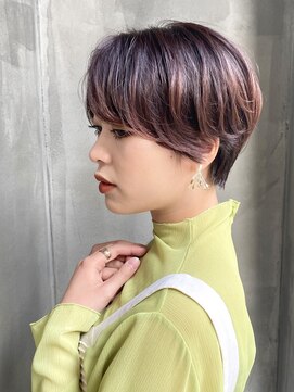 ローリー(Rowlly) - 柔らかい雰囲気のショート × オレンジブラウン -