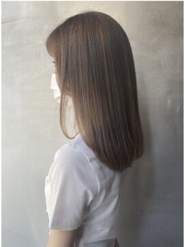 エムプラス 二子玉川(Mplus) ◯ミルクティーベージュ Aujuaトリートメント こなれハイトーン