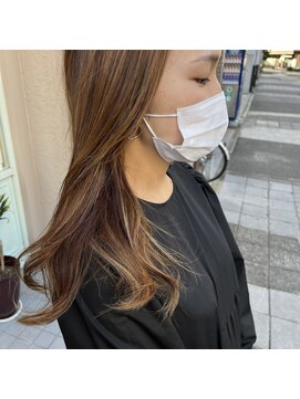 アルマヘアー(Alma hair by murasaki) ◎たっぷりハイライトのベージュカラー◎