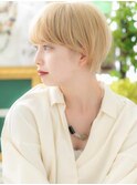 ハイトーンカラー外国人風ショートマッシュa志木10代20代30代!