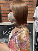 ヘアアトリエコモノ(hair l'atelier KoMoNo) 【2bleach】【韓国風】上品カラー！ミルクティーベージュ