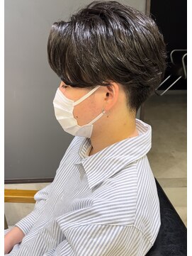 シェルハ(SHELHA) ワンカールパーマ/センターパート/ビジネスヘア/カルマパーマ