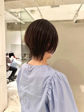 ラミ(L'ami) おしゃれウルフボブ/大人レイヤーボブ/暖色カラー