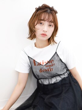 ミリー 梅田店(milly) インナーカラーインナーグレージュマチルダボブ【milly梅田】